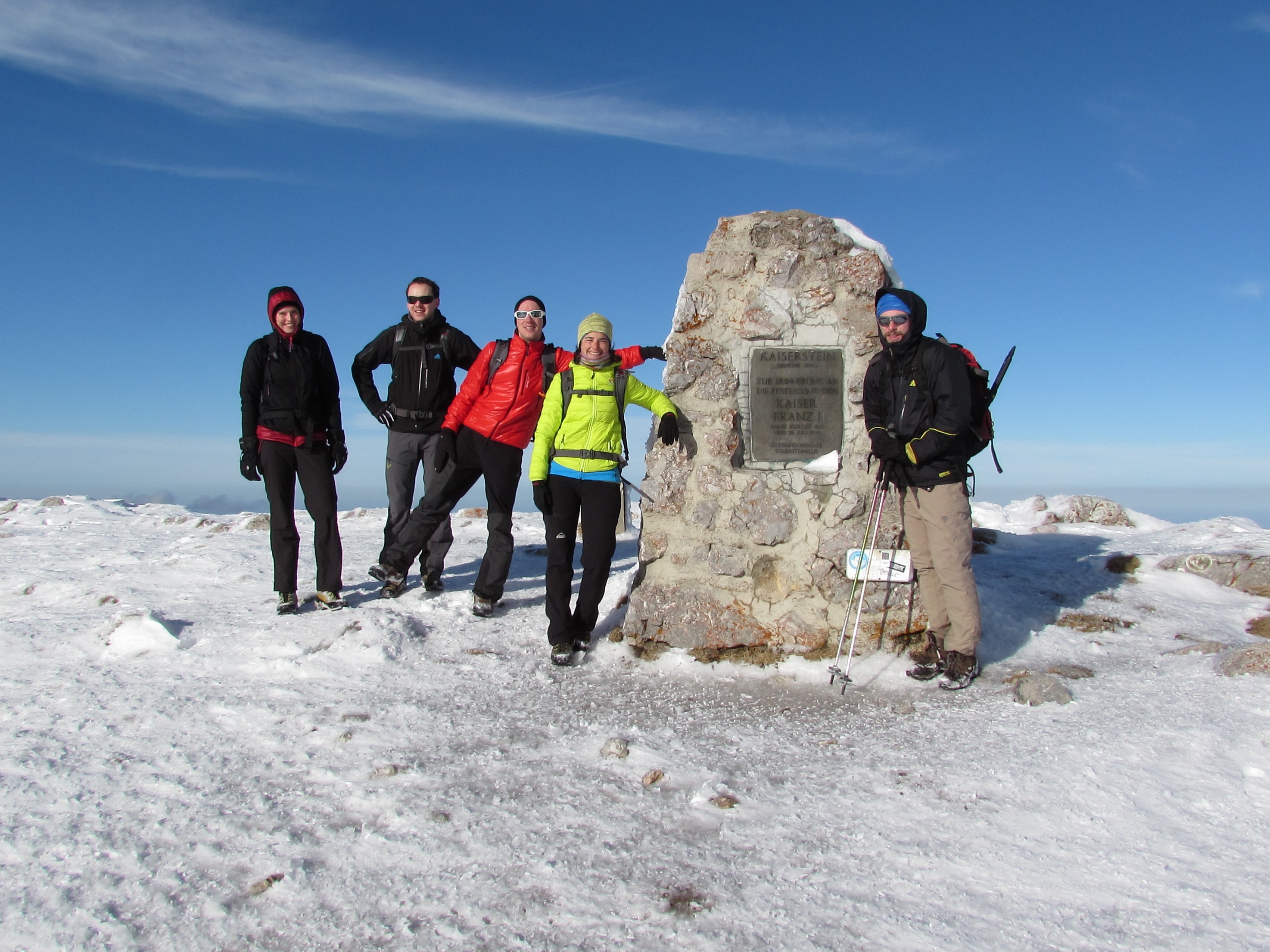 Mit Pickel und Steigeisen