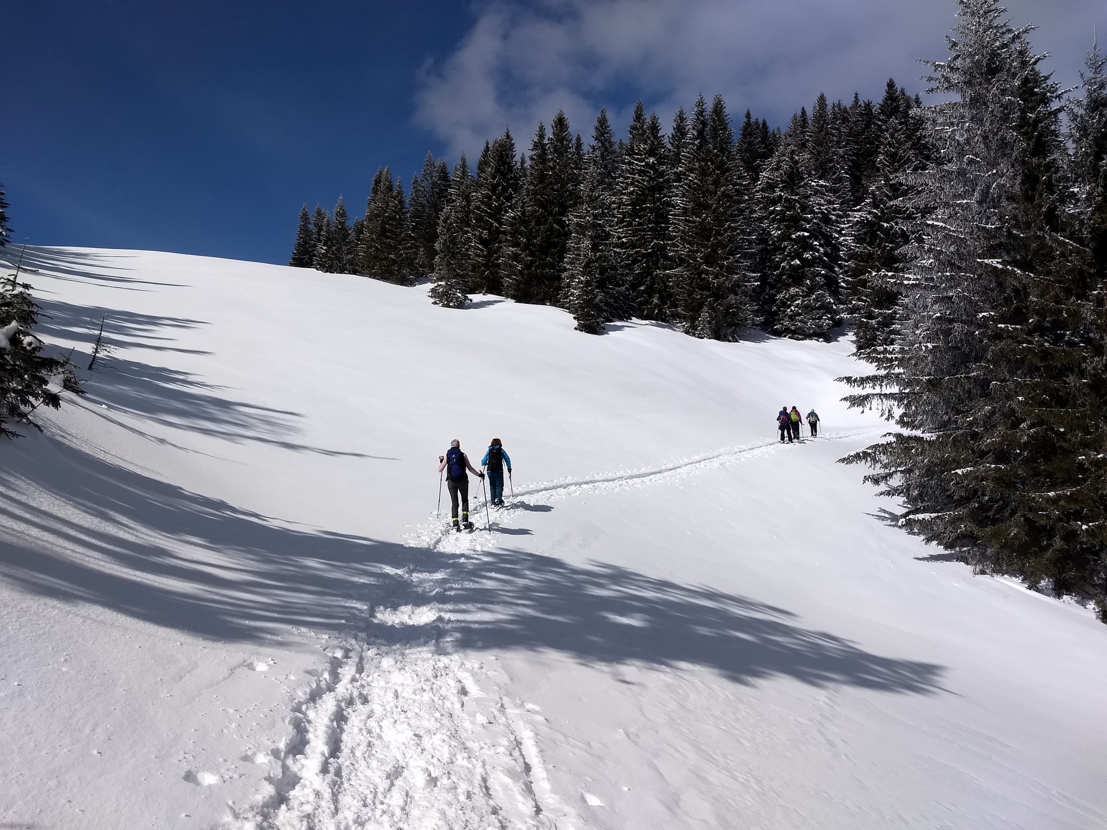 Öffi-Tour: Irrwege bei der Anreise – Sonne im Schnee